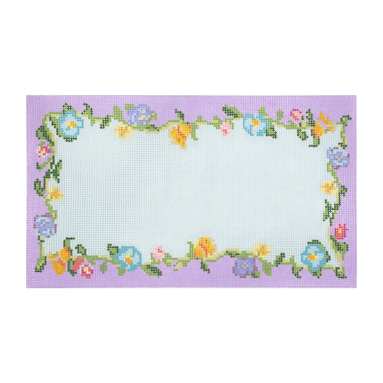 Multi Color Blank Floral Frame