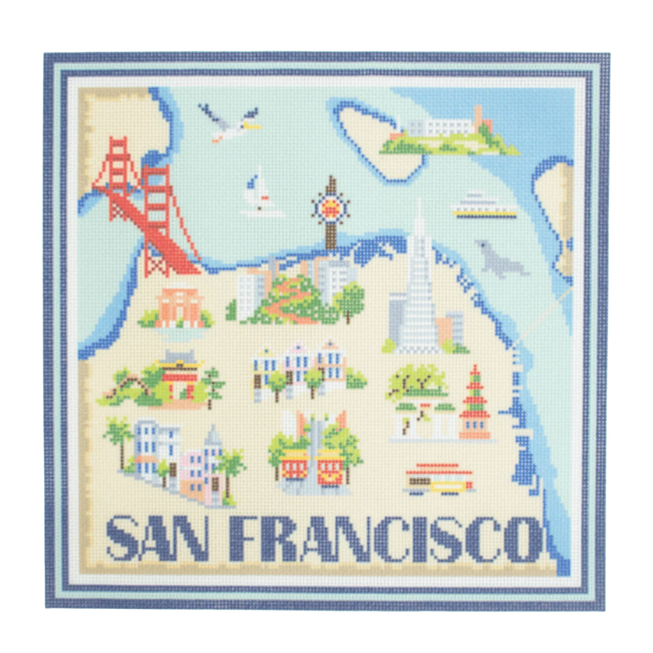 San Francisco Map on 13