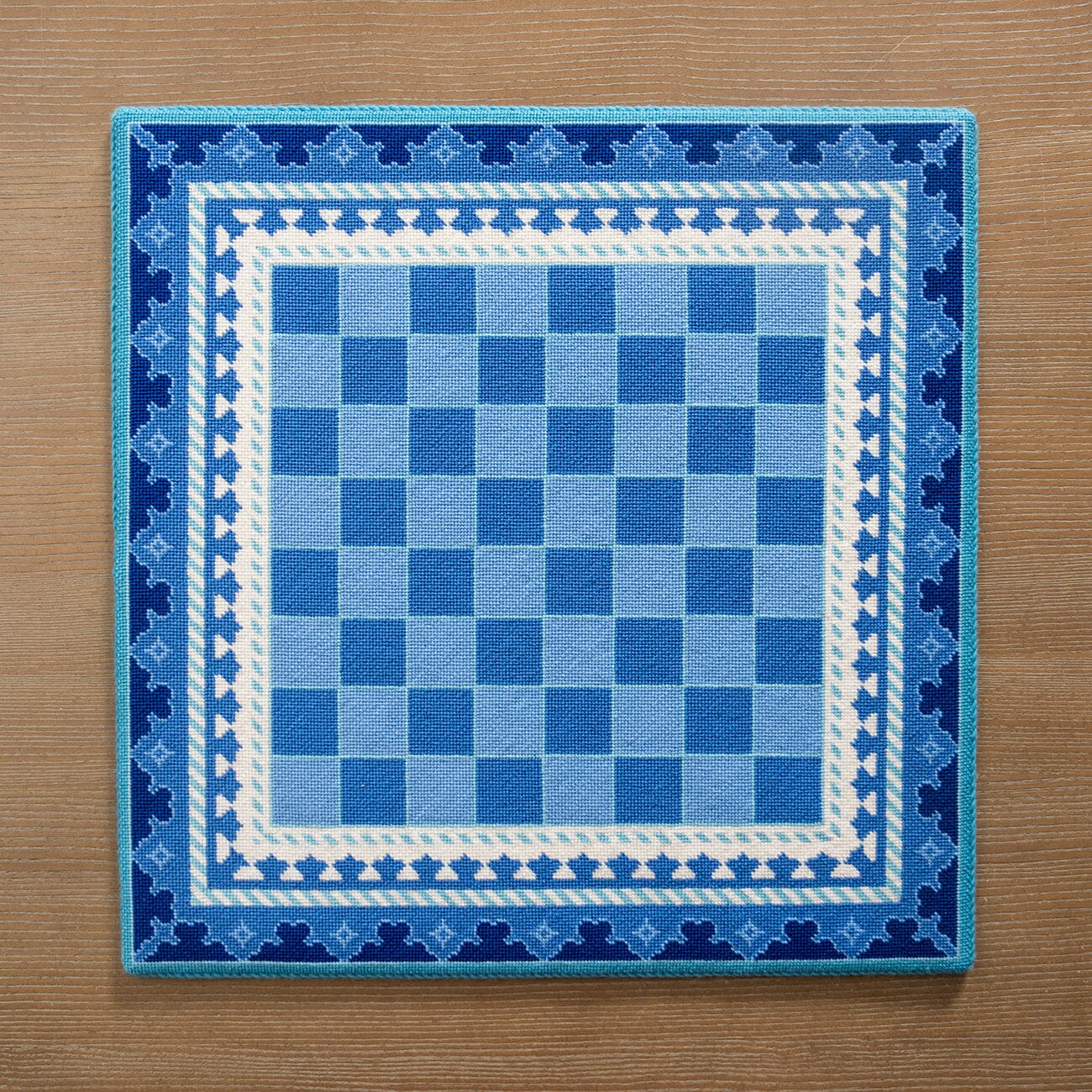 The Gambit Chessboard - Blue Canvas