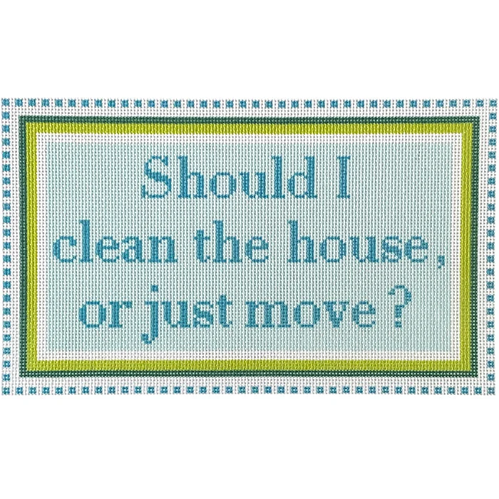 Should I Clean the House or Just Move - Green/Turquoise
