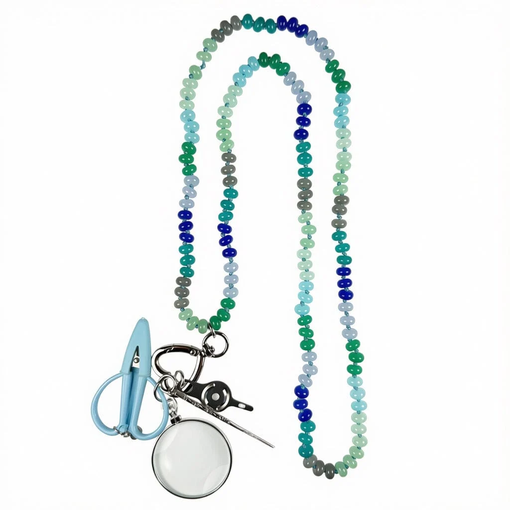 Gemstone Chatelaine Necklace - Gulfstream Multi Pez