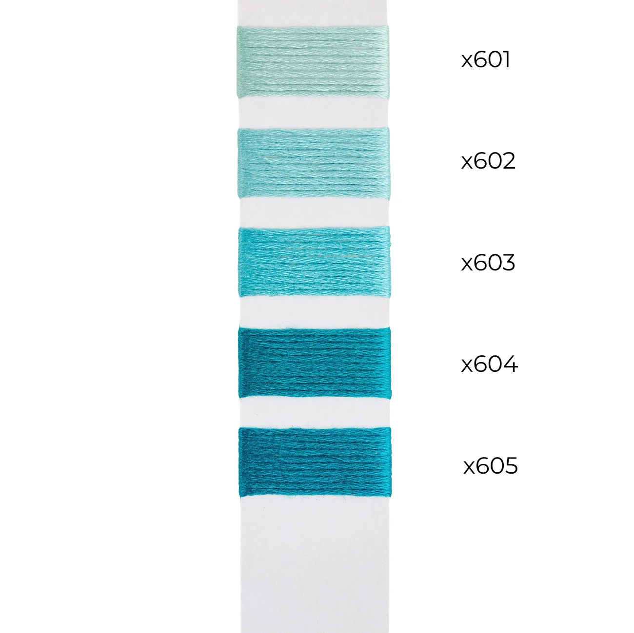 Bradley Silk - Aqua Color Family