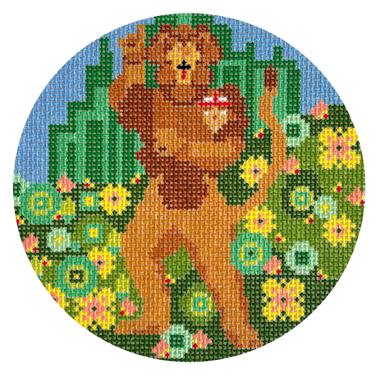 The Cowardly Lion - Oz Round w/Stitch Guide