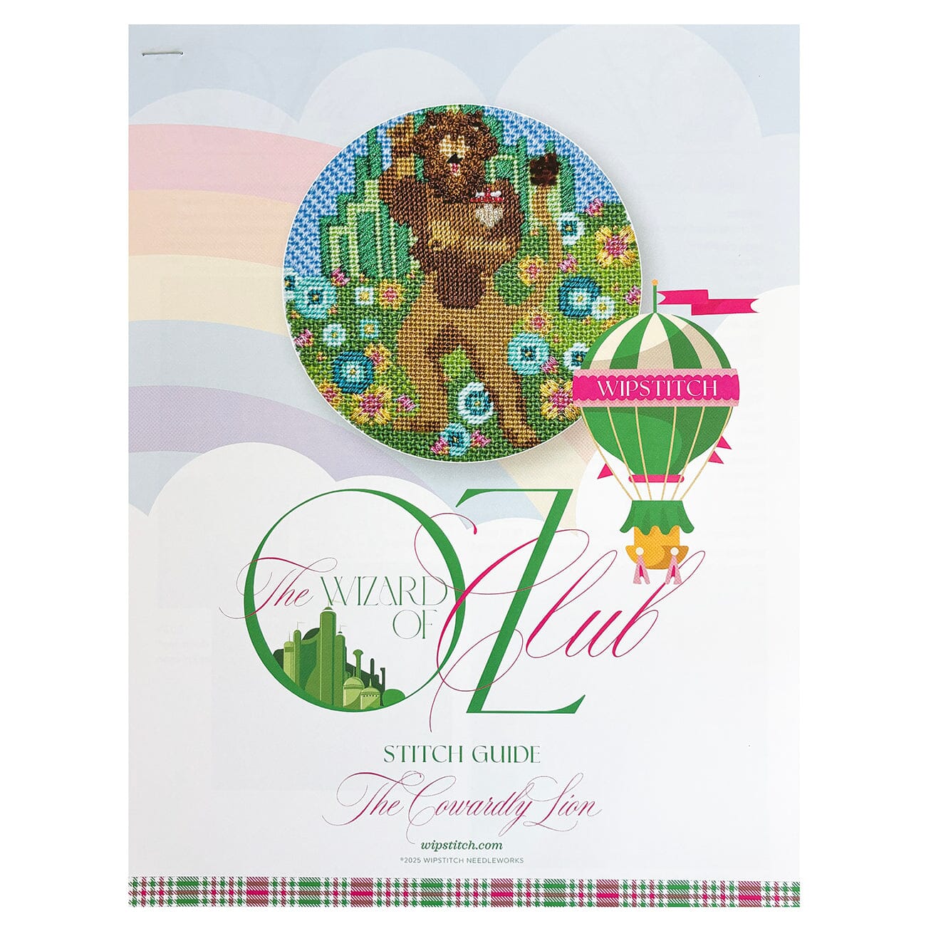 The Cowardly Lion - Oz Round w/Stitch Guide