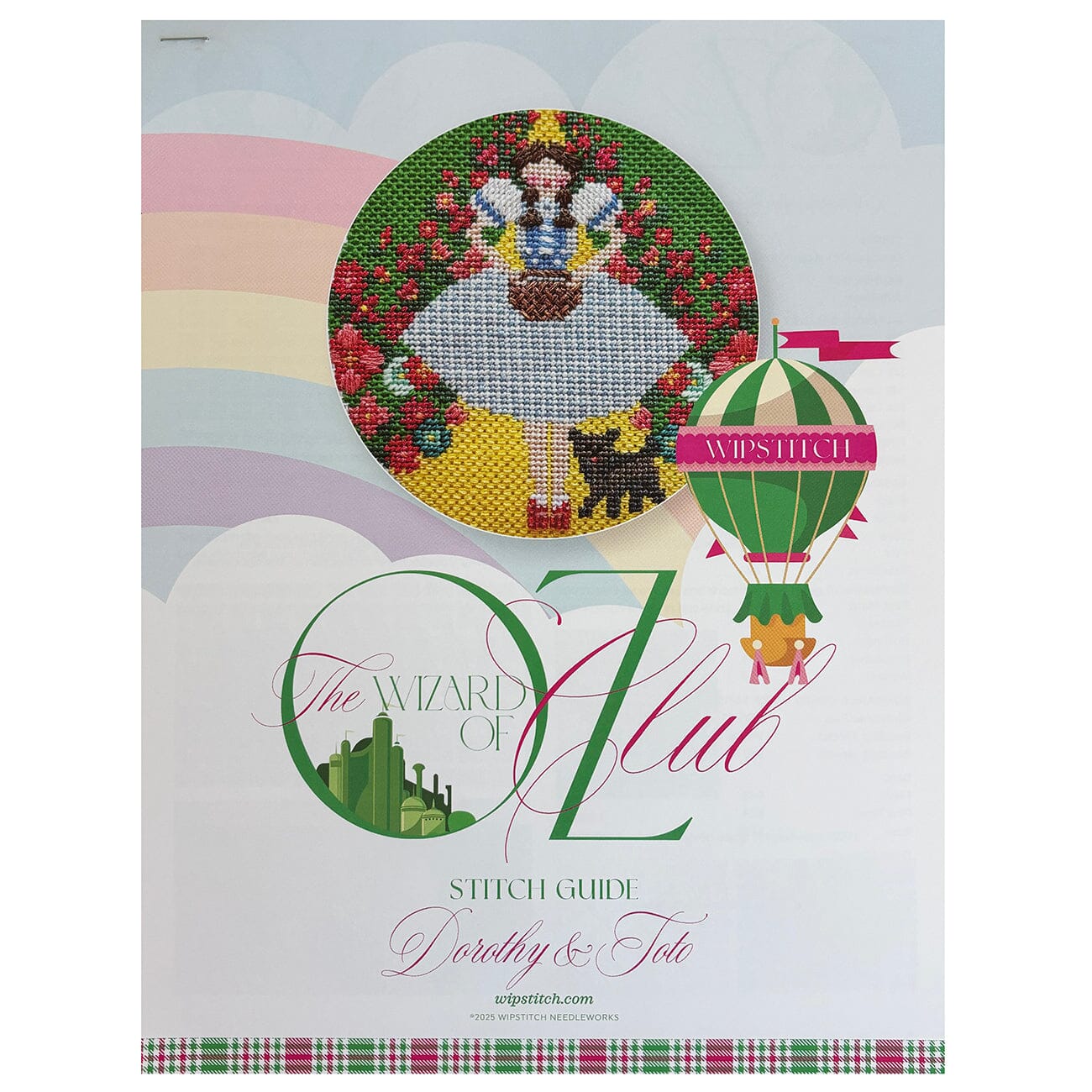 Dorothy & Toto - Oz Round w/Stitch Guide