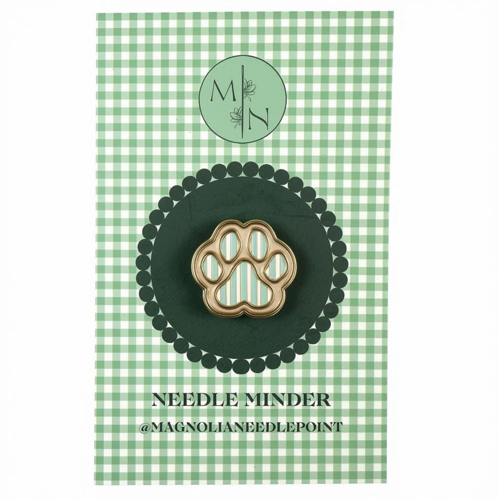 Blue Striped Paw Needle Minder
