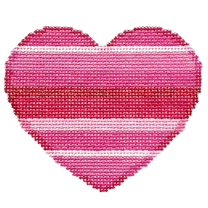 Pink Ombre Medium Heart with Stitch Suggestions 3 Pink Ombre Medium Heart with Stitch Suggestions