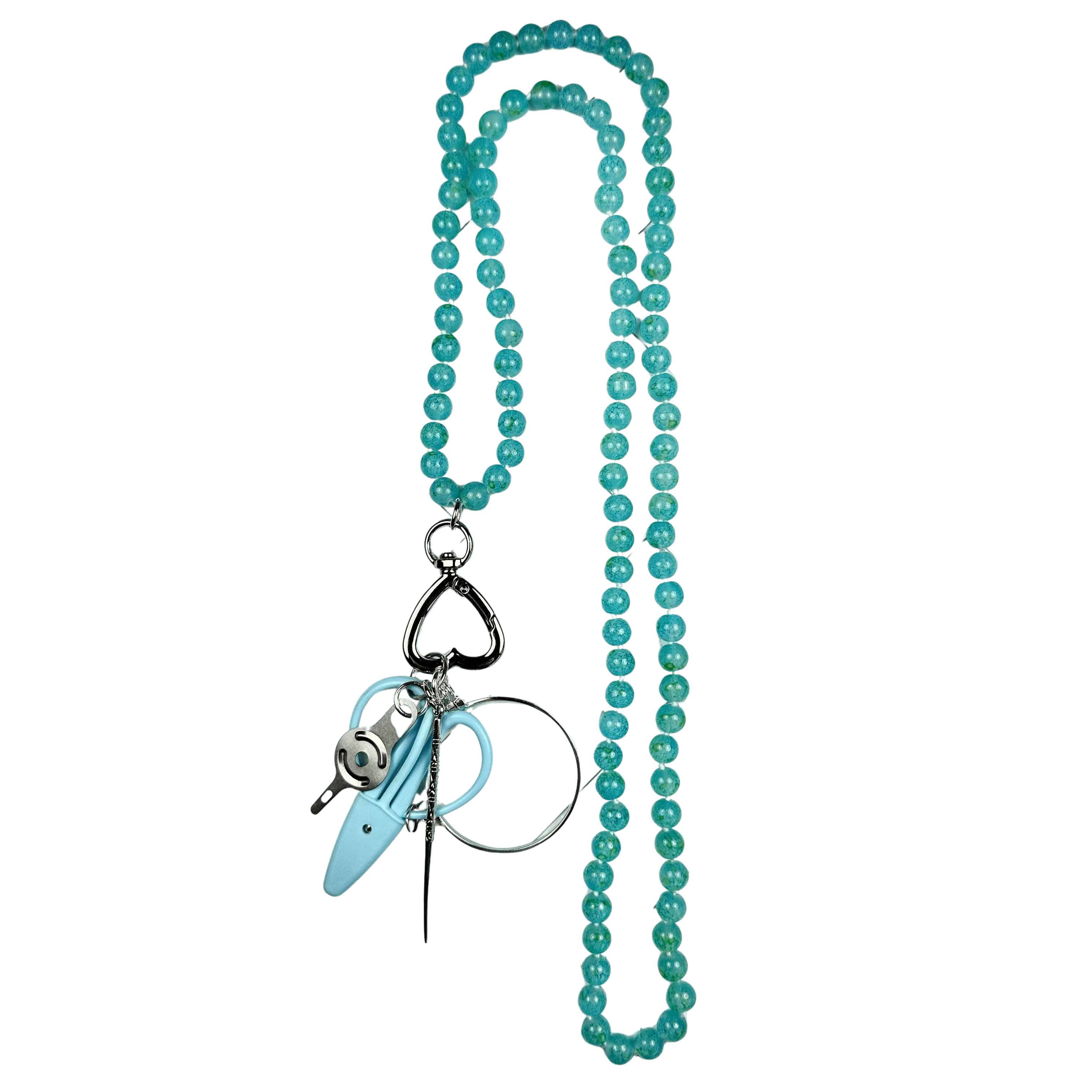 Gemstone Chatelaine Necklace - Azure Ice