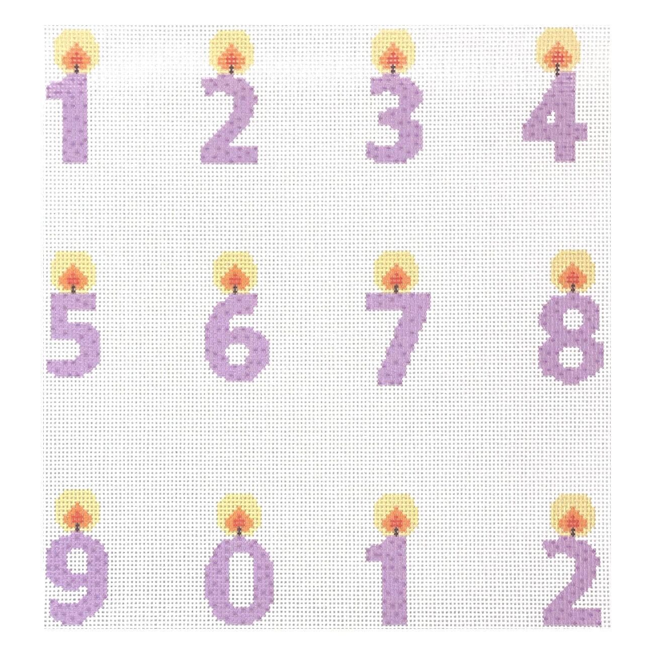 Purple Candles Set