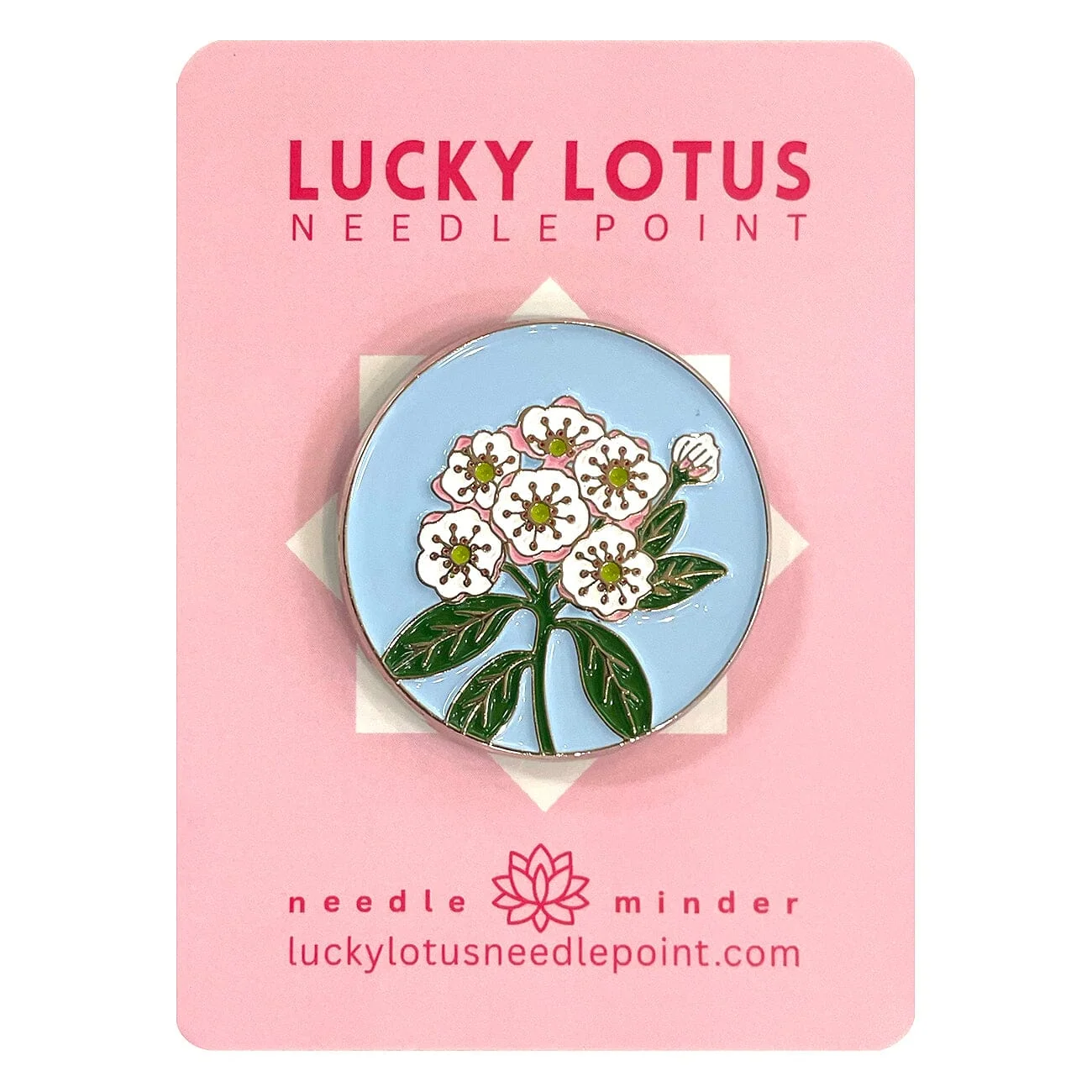 Mountain Laurel - Flowers of America Needle Minder (CT, PA)