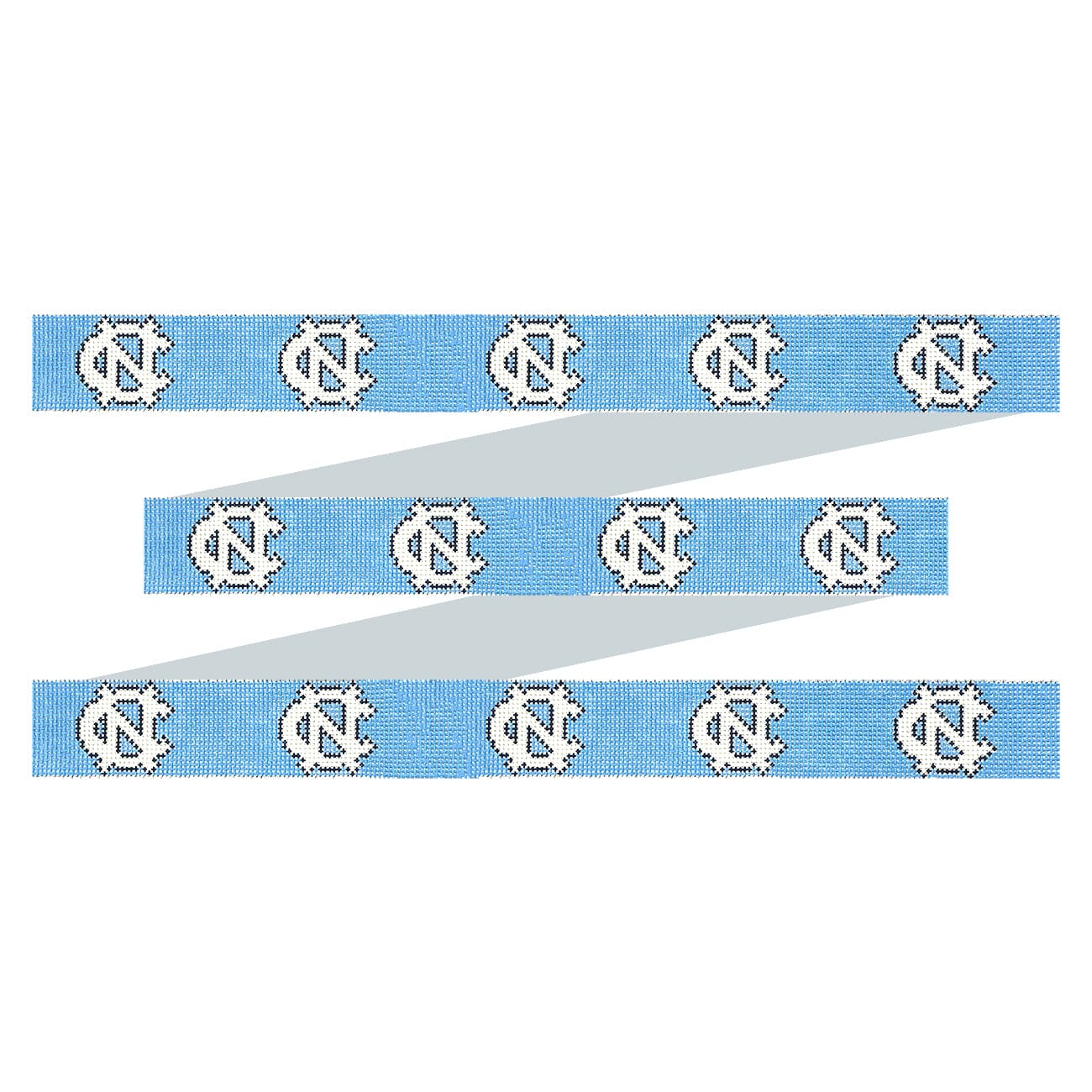 North Carolina Logo Belt on Carolina Blue - Short