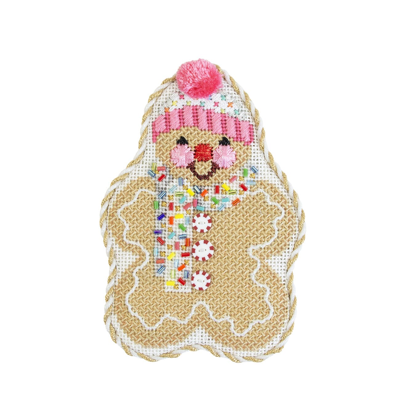 Gingerbread Friends - Multi Sprinkles Scarf with Stitch Guide
