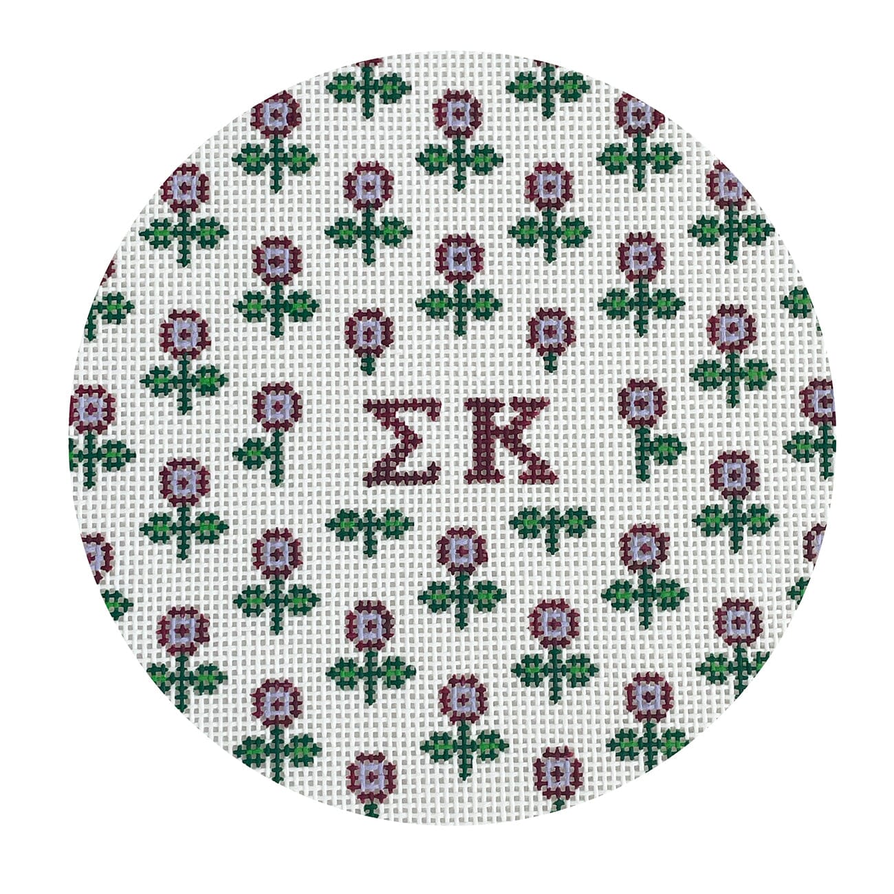 Allover Floral Round - Sigma Kappa