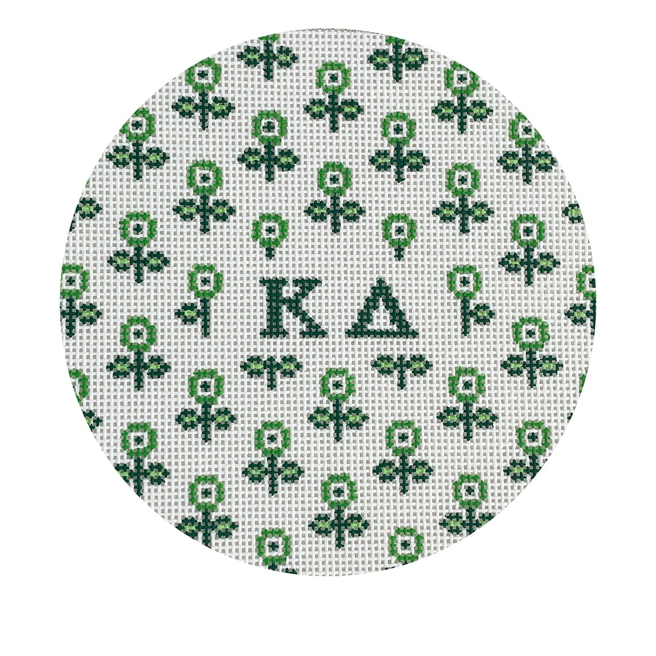 Allover Floral Round - Kappa Delta
