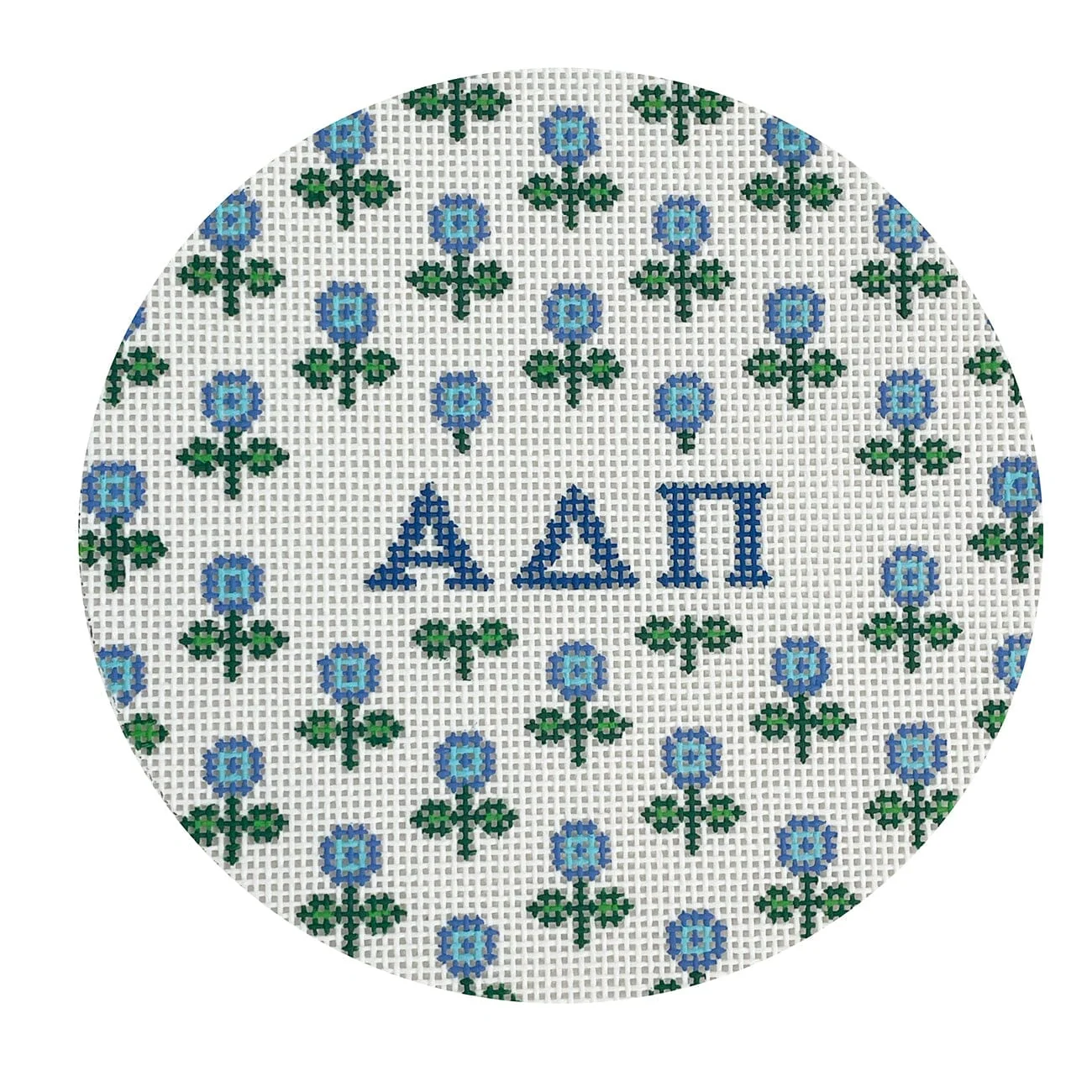 Allover Floral Round - Alpha Delta Pi