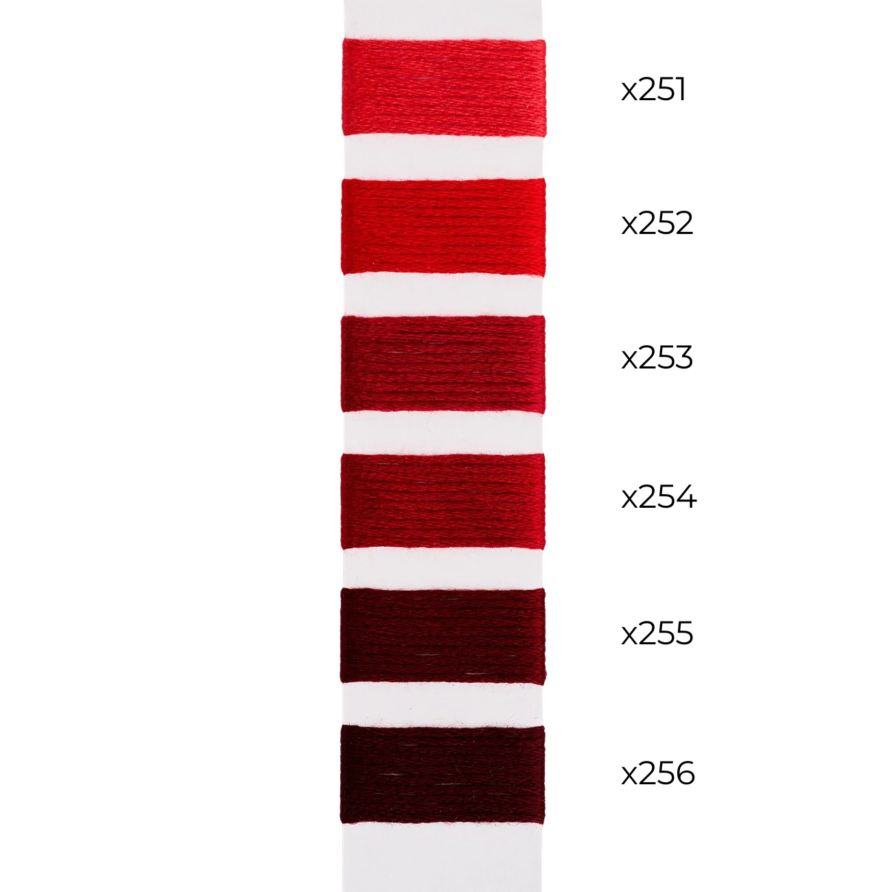 Bradley Silk - Christmas Red Color Family